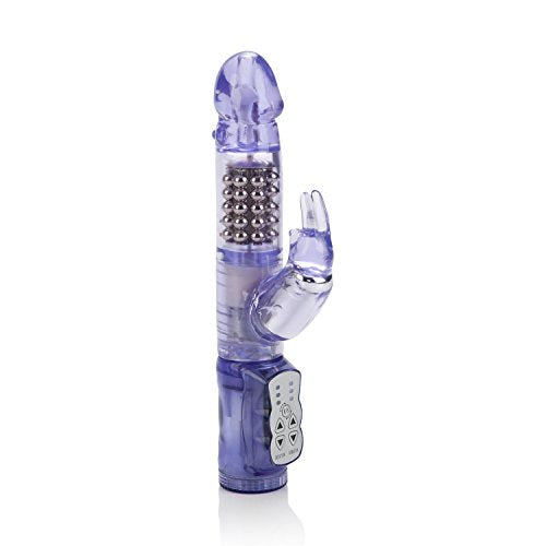 CalExotics Waterproof Jack Rabbit Vibrator Rotating Shaft Pink