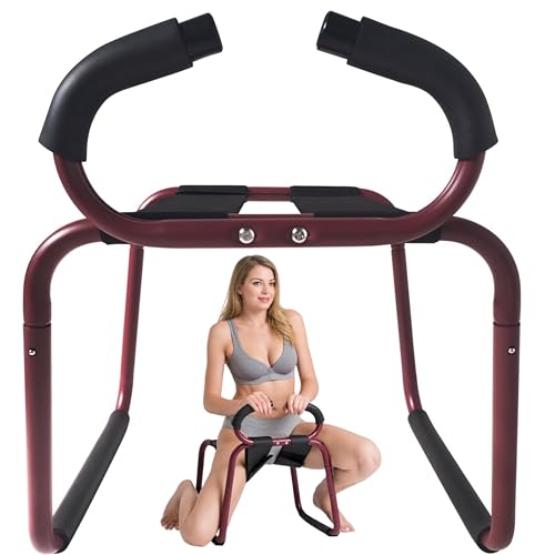 Eroslove Adjustable Sex Position Chair with Handrails Black