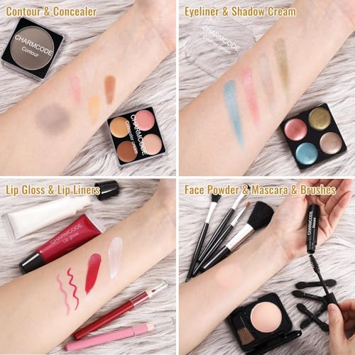 Complete Beauty Train Case with Makeup Kit