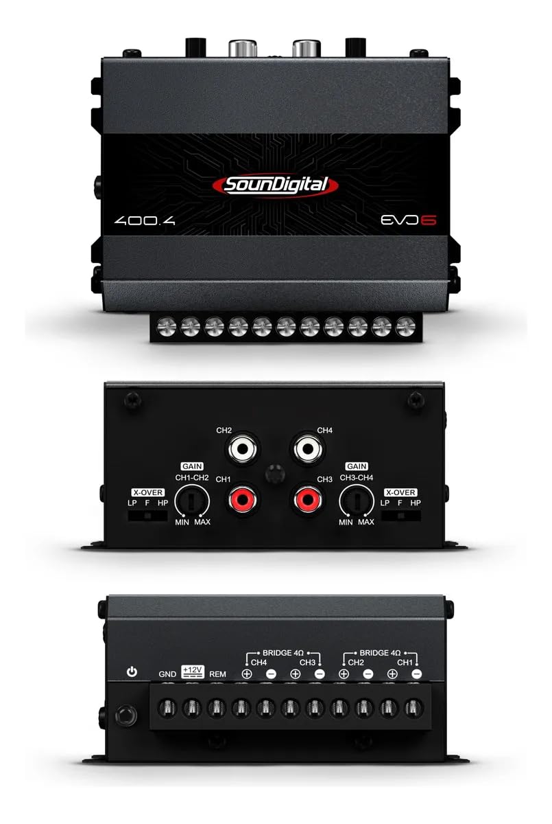 SounDigital Amplifier (400W 4 Channels)