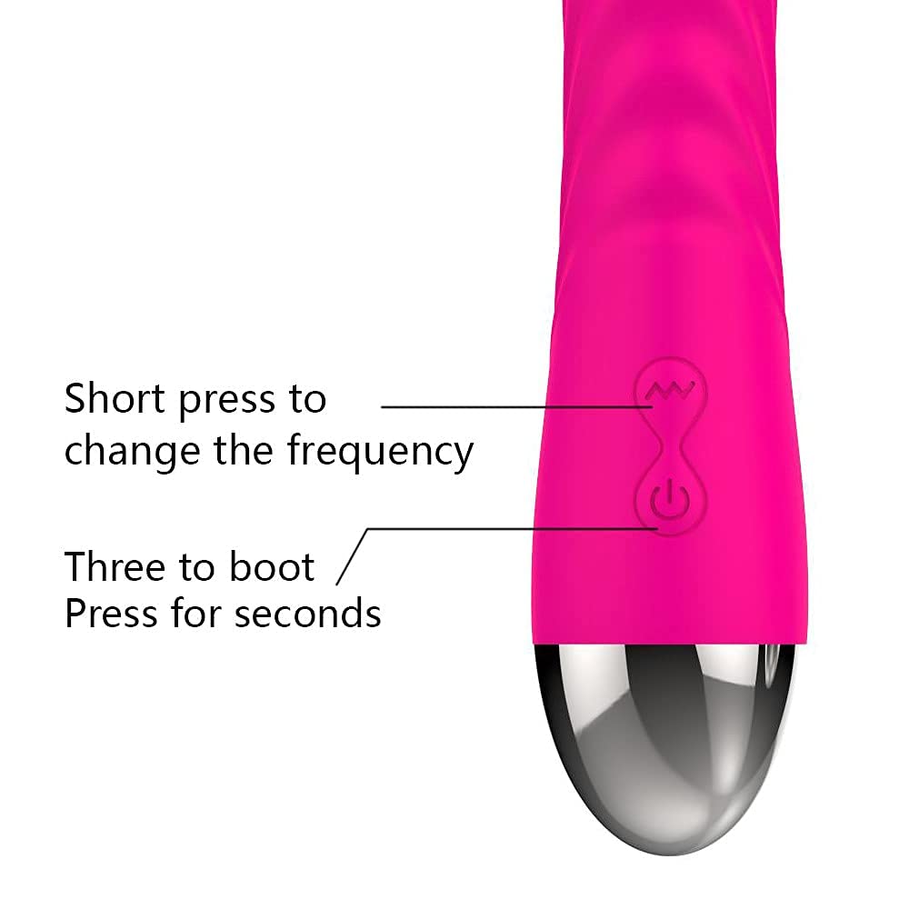 G-Spot Vibrator for Women - Realistic Silent Dildo with 10 Vibrations, Waterproof Soft Silicone Adult Toy for Clitoris, Nipple & Vagina, Perfect for Solo or Couples