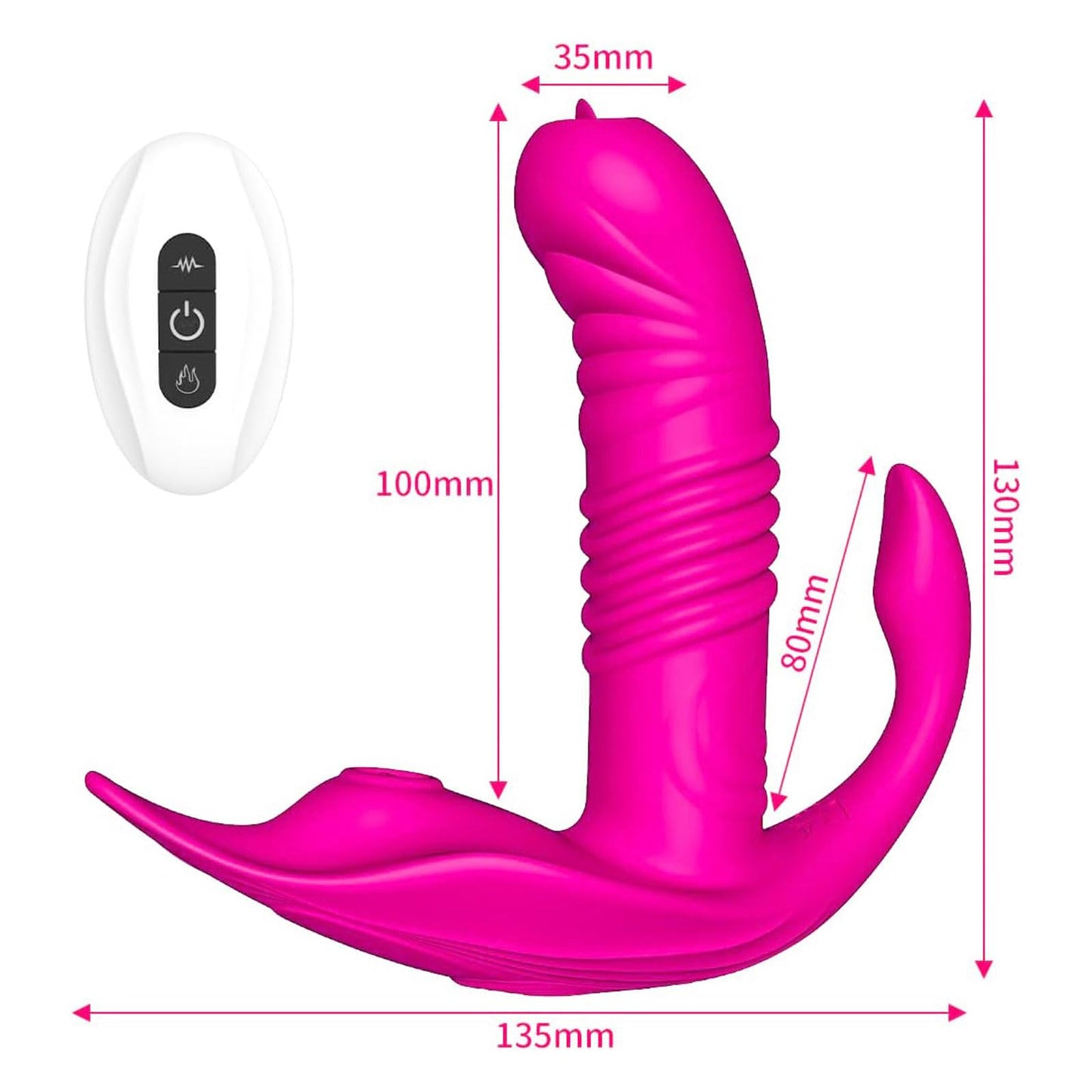 Newly Sitting and Riding Toys Adult Tools for Women 7 Powerful Modes Realistic Silicone Waterproof Slant Hole Charging Play Thrusting Games Flexible Sensory Toys for Couples, WA2604TA2908 (Pink)