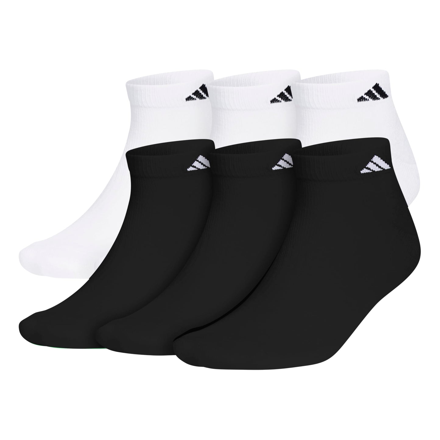 adidas Men's Athletic Cushioned Low Cut Ankle Socks (6 Pairs) Durable & Comfortable