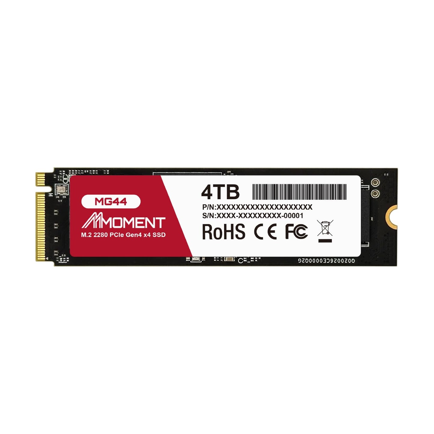 MMOMENT NVMe M.2 2280 PCIe Gen 3x4, Solid State Drive Internal SSD