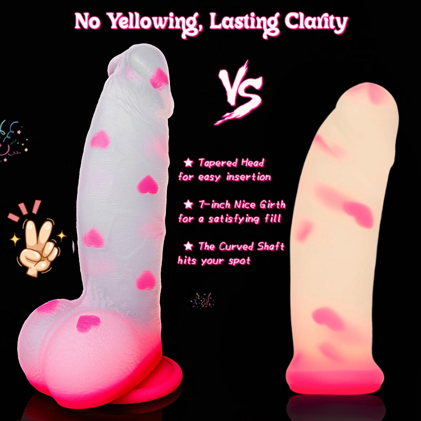 Huge Thick Girthy Pink Dildo, Adult Sex Toys & Games