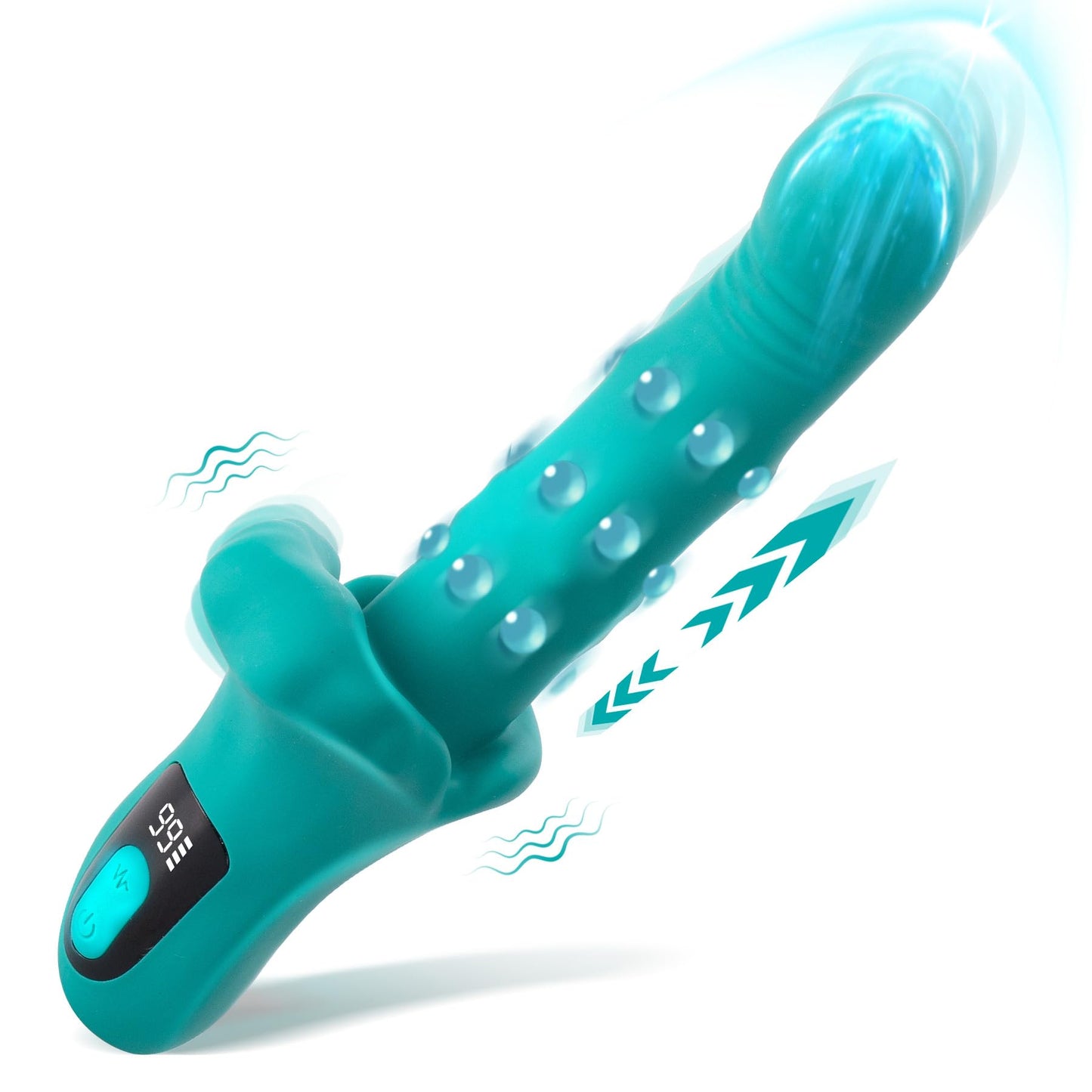 Sex Toys G Spot Clitoral Vibrator, Dildo Adult Sex Toy for Women with 9 Thrusting 9 Vibration, Anal Clit Nipple Dildos Rabbit Vibrators, Adult Sex Toys Games, Prostate Massager with LED Power Display