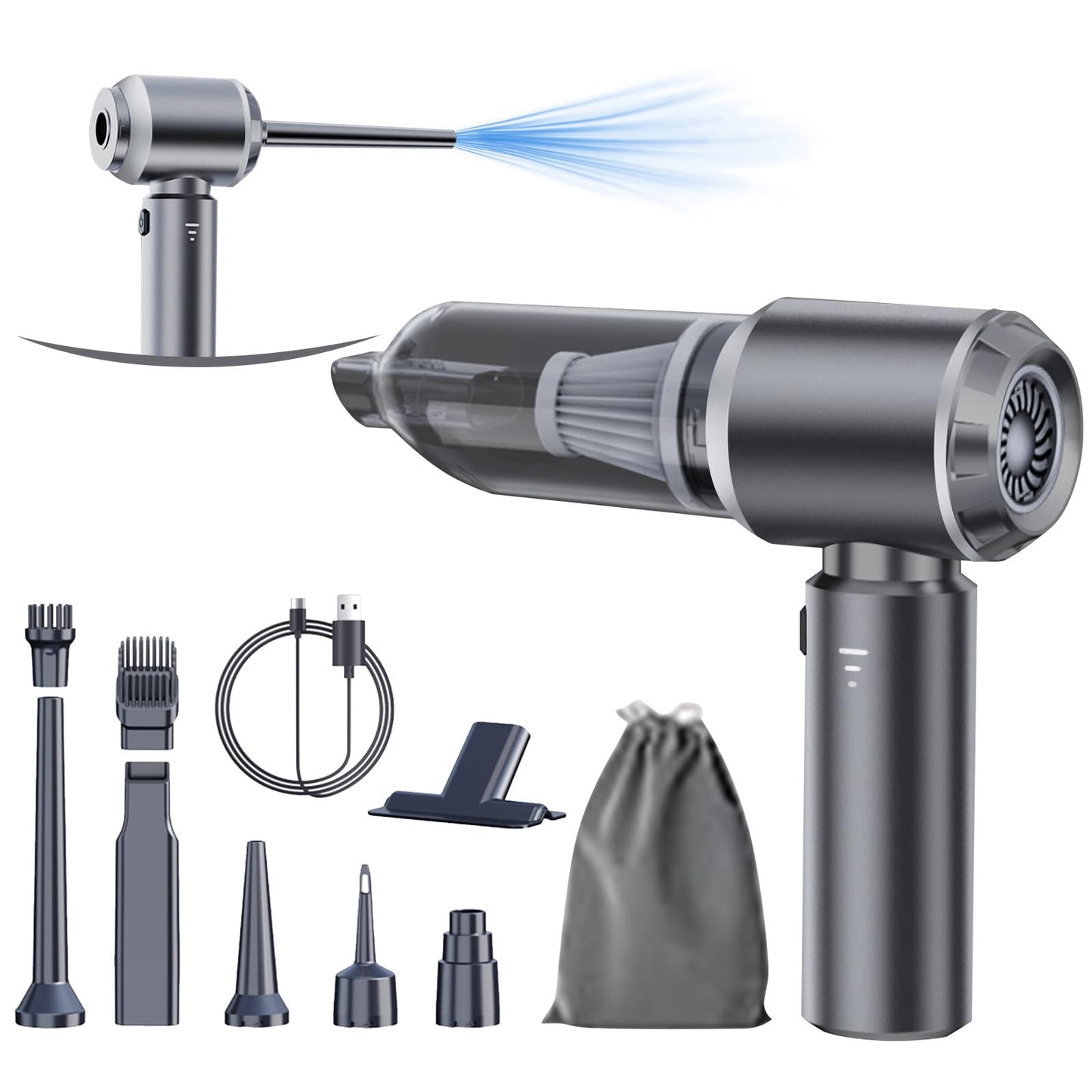 houscly Car Vacuum Portable Cordless 20000PA