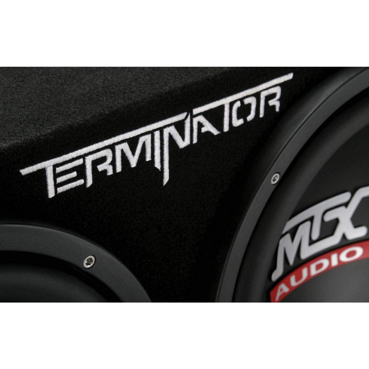 MTX 12-Inch 1200-Watt Car Audio Dual Loaded Subwoofer Box Enclosure with Venting System (2 Pack)
