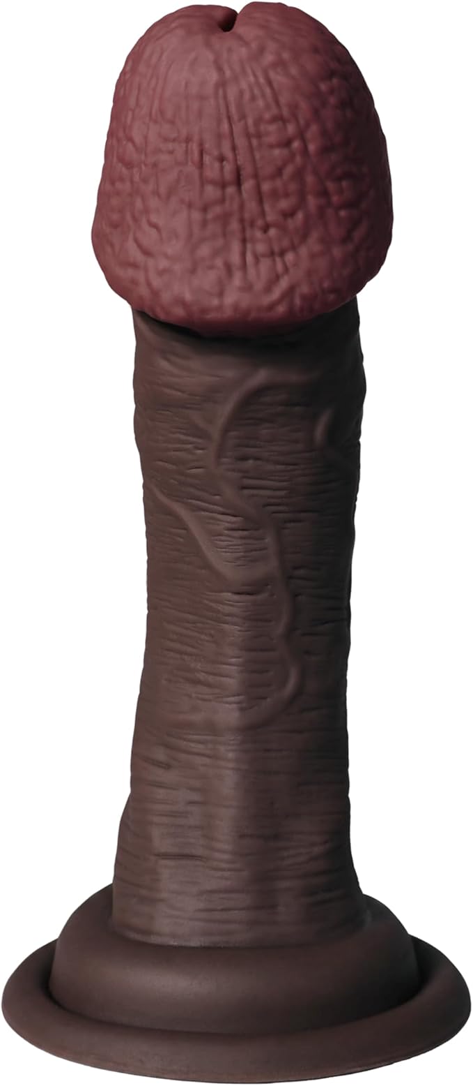 YAIORD Realistic Liquid Silicone Dildo With Suction Cup Black