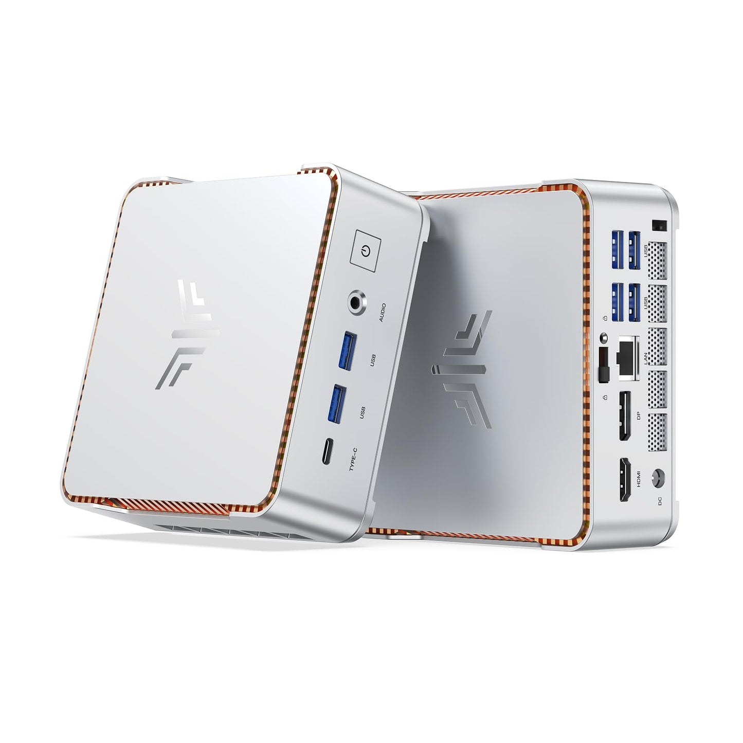 KAMRUI H2 Mini PC with Triple 4K Display
