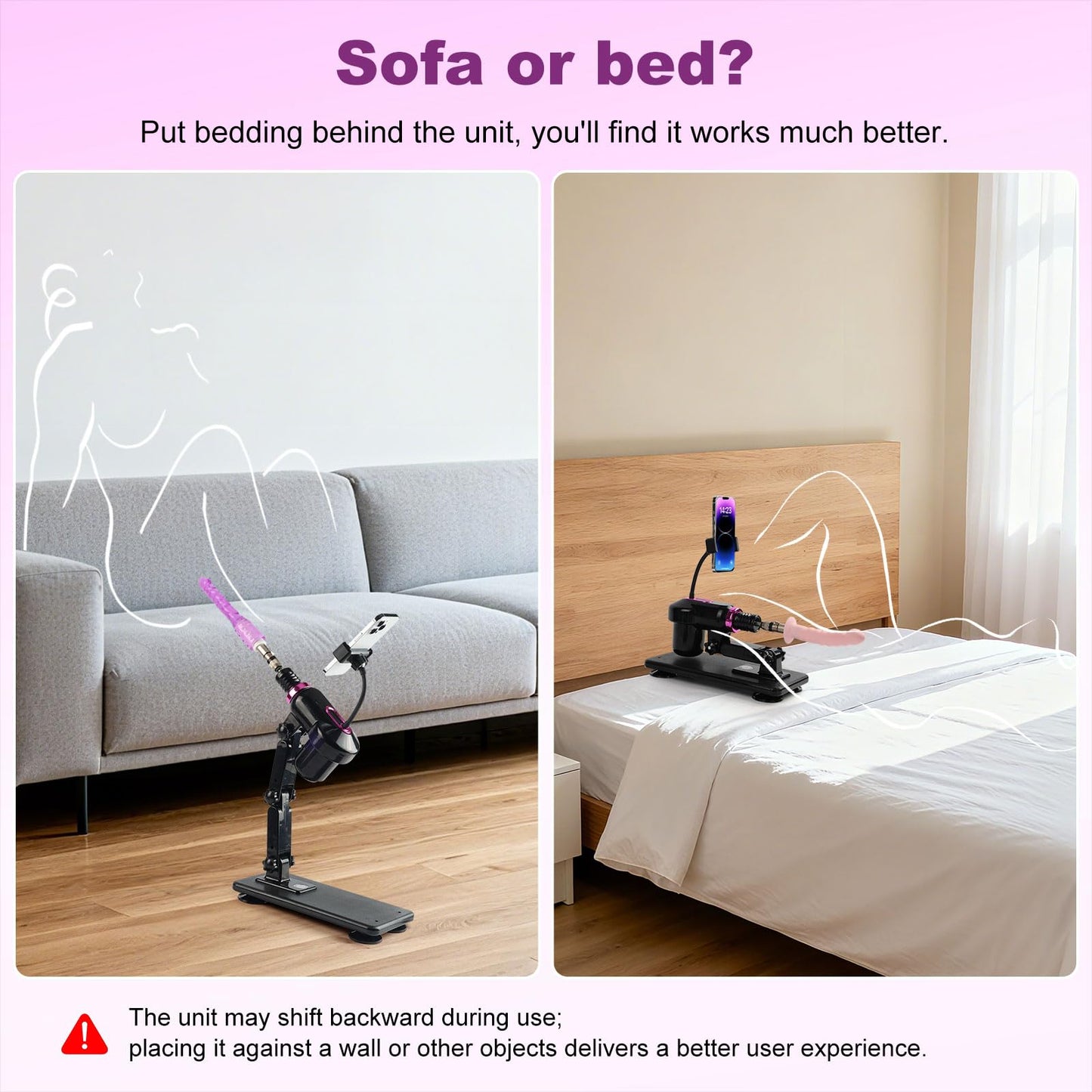 Jynkry Sex Machine Automatic Thrusting with 2 Small Dildos & Masturbator Cup - Adult Sex Toys for Men, Women, Couples