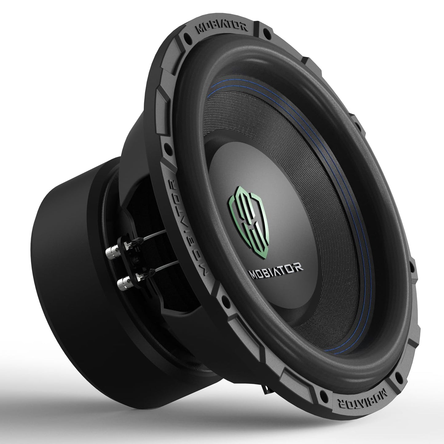 MOBIATOR-12 1200W Max Power Dual 4 Ohm Car Subwoofer, Easy to Install, Black-S224