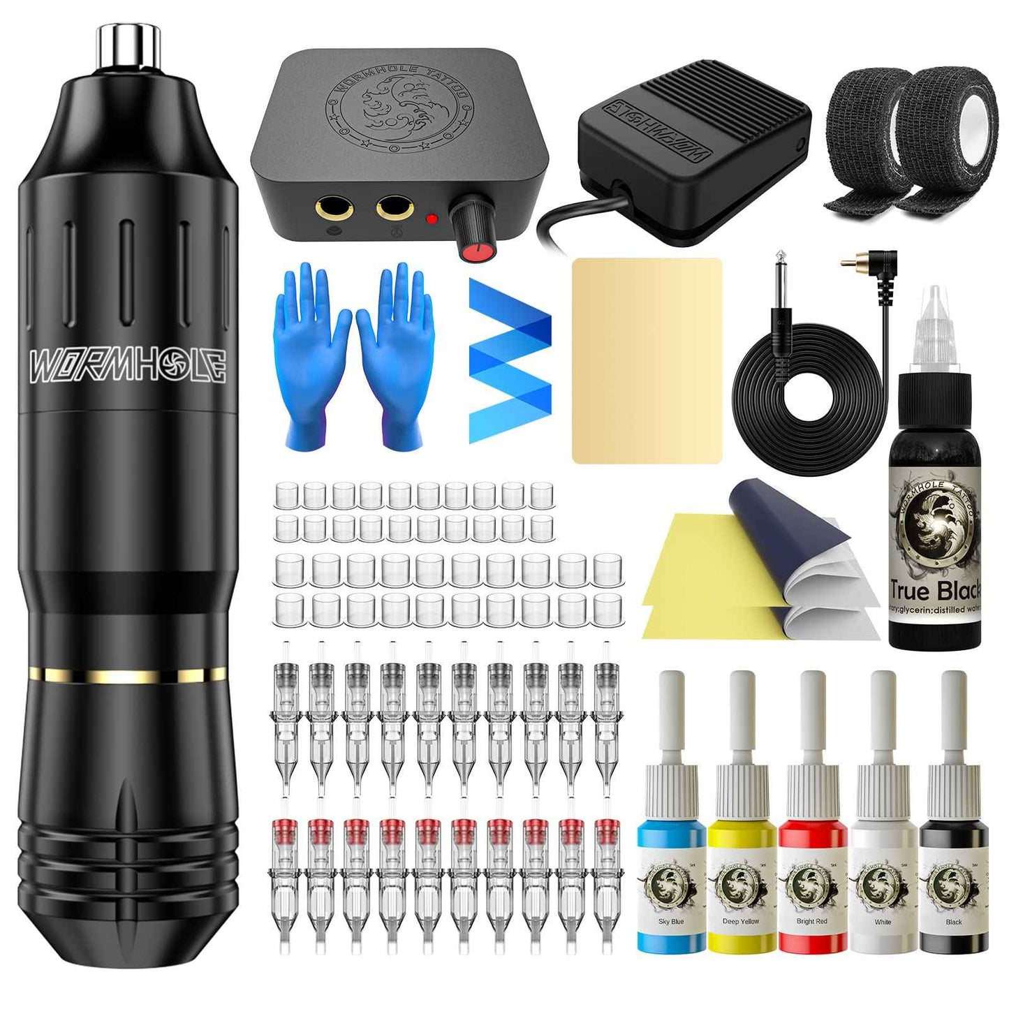 Wormhole Tattoo Practice Gun Kit