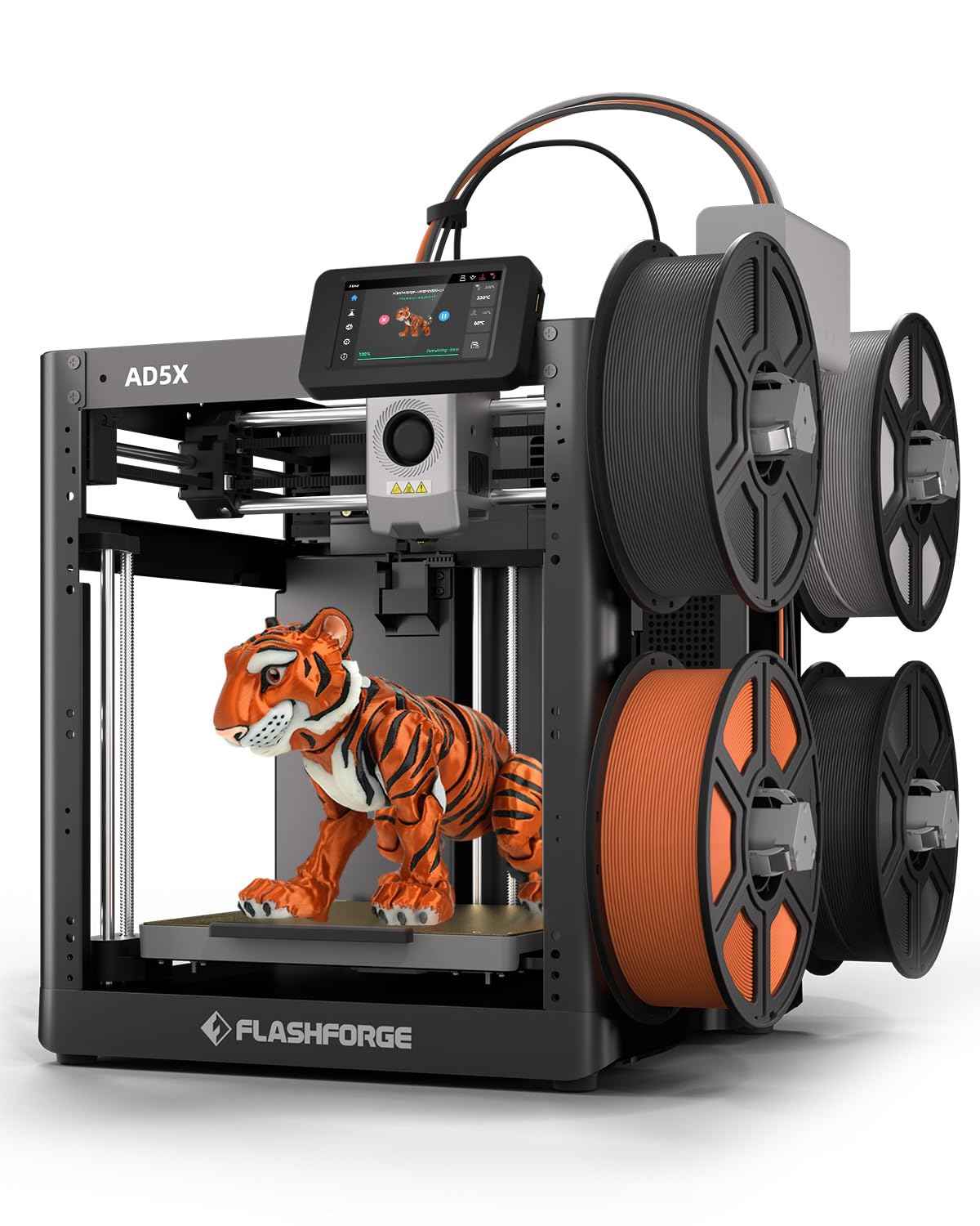 FLASHFORGE 3D Printer AD5 Series with Fully Auto Leveling, 600mm/s High Speed, Quick Detachable Nozzle, Core XY All Metal Structure, Print Size 220x220x220mm