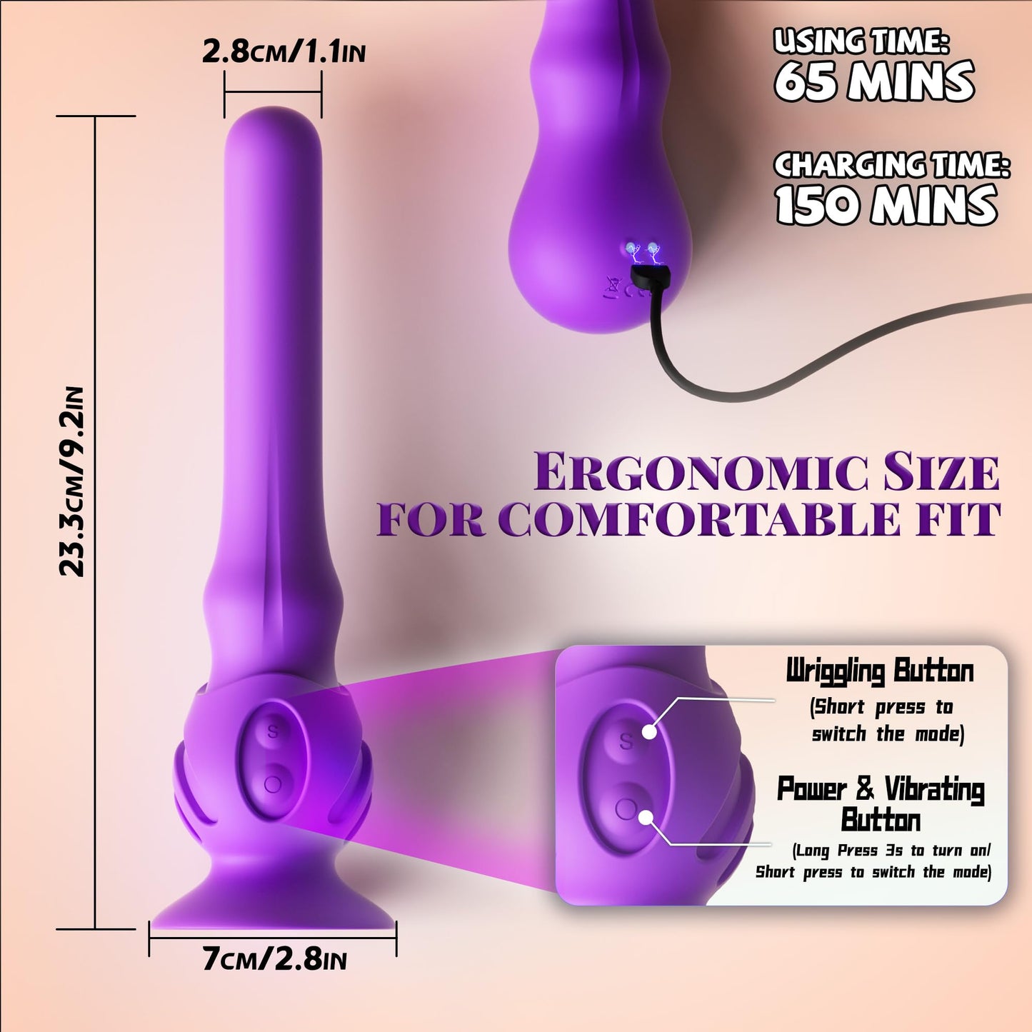 Dildo Vibrator Women Sex Toys for G-spot Stimulation