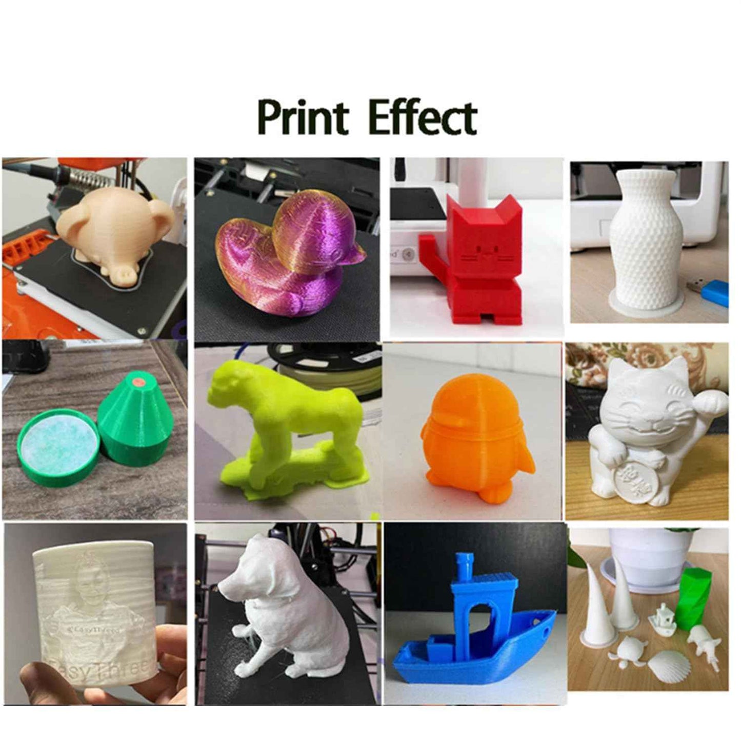 Portable 3D Printer - Compact FDM 3D Printer with Removable Build Plate, PLA & TPU Filament Compatibility, 0.4mm Nozzle, 100x100x100mm Build Volume, Easy-to-Use Design for Beginners