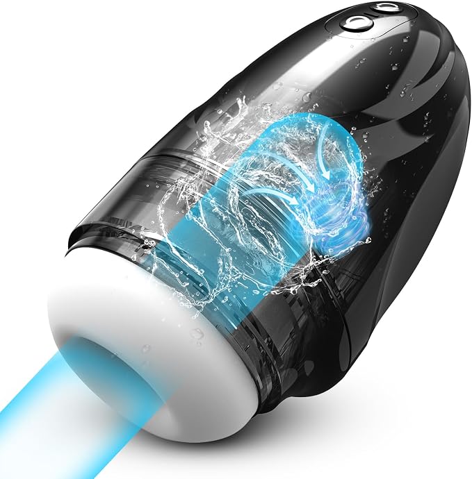 Male Masturbator Sex Toys for Men - Speedmen Male Sex Toy Pocket Pussy Penis Pump with 9 Sucking & Vibrating Modes, Underwater Sex Machine Blowjob Adult Sex Toy for Men