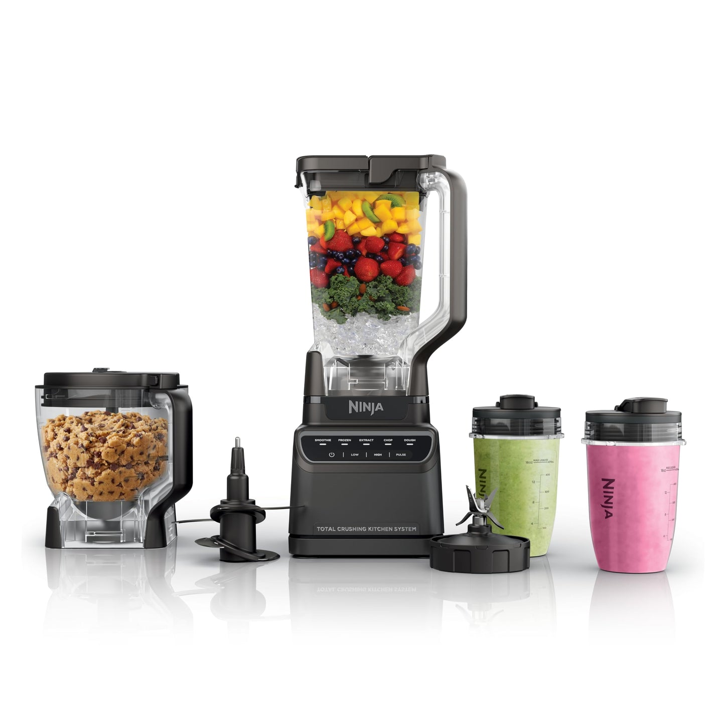 Ninja Blender, Food Processor - Blender for-Smoothies - Includes Pitcher, Smoothie Cup