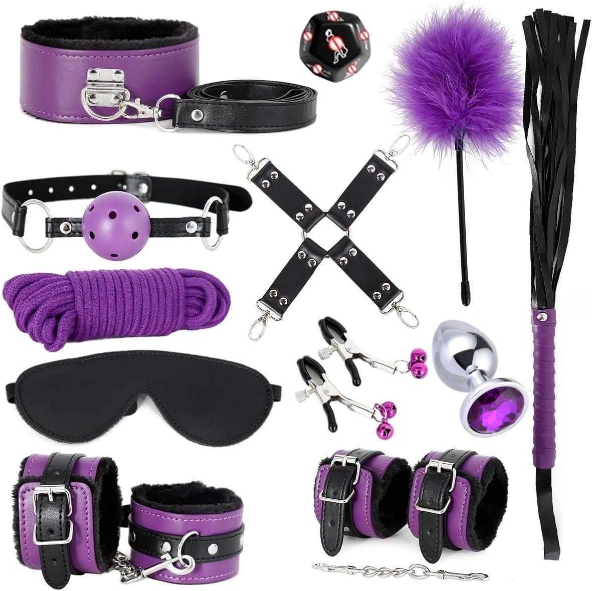 BDSM Bondage Restraint 11pcs Kits