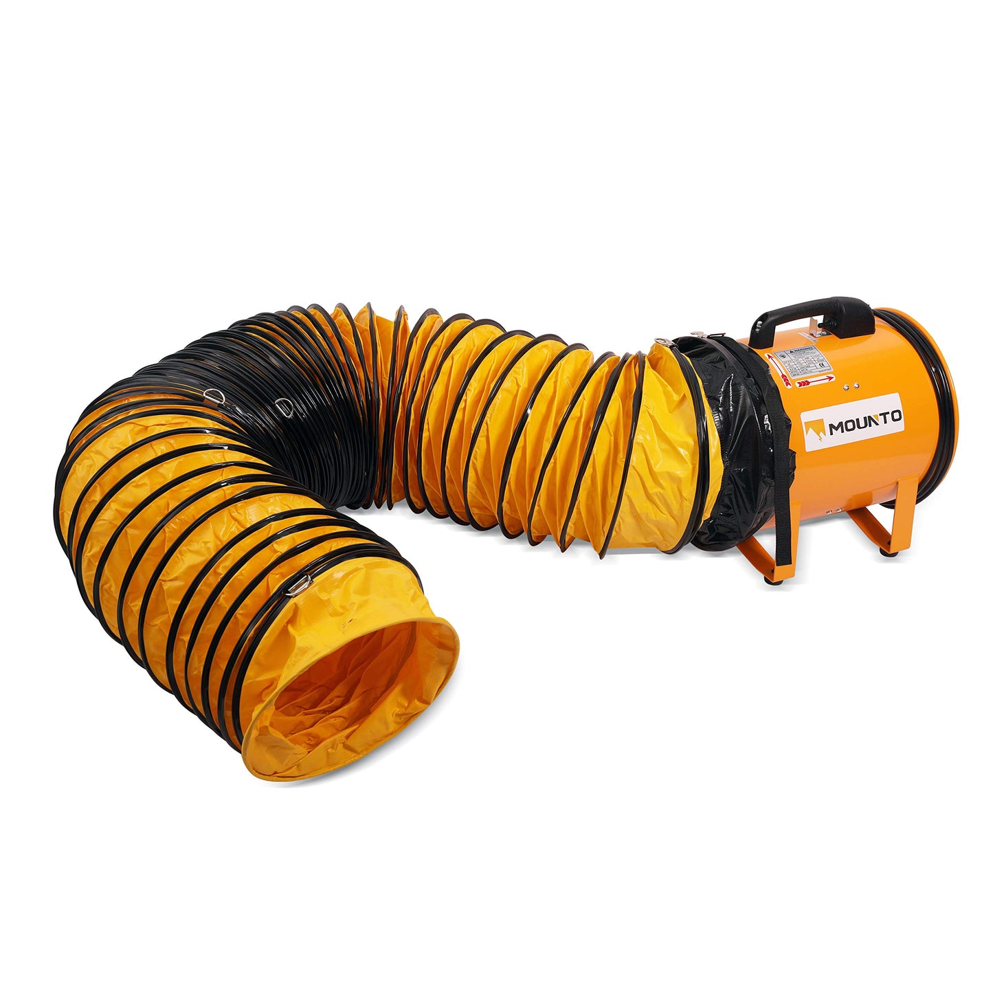 MOUNTO Combo Heavy Duty Cylinder Fan with 25-Foot Vinyl Hose