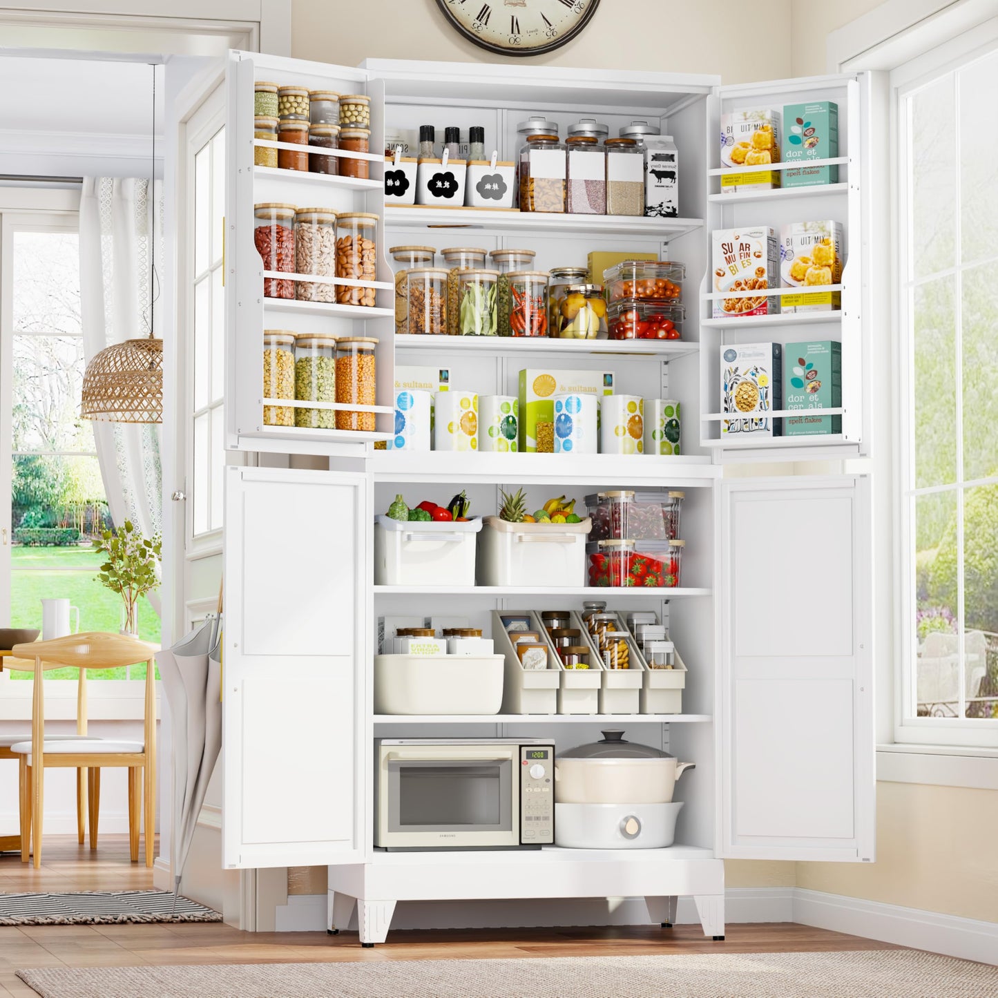 GAIOUS 2 Door Pantry Cabinet