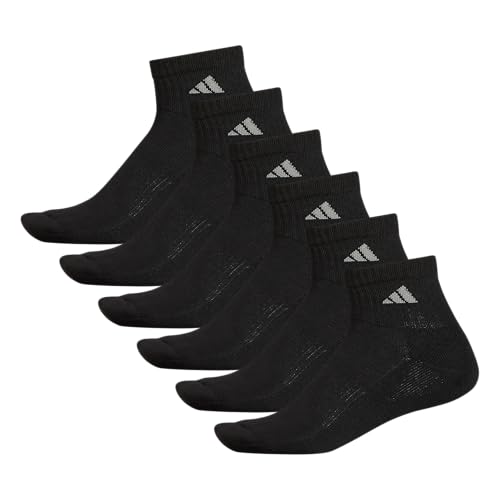 adidas Men's Athletic Cushioned 6-Pack Quarter