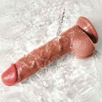 SOARE Realistic Silicone Dildo with Strong Suction Cup 7.3 Inch