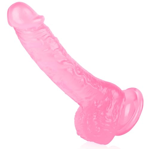Lenahu Realistic Silicone Dildo 7 Inch Suction Cup
