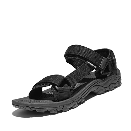 NORTIV 8 Men's Sandals Hiking Sports Lightweight Summer Water Arch Support River Open Toe Athletic Trail Outdoor Walking Sandals Longdo