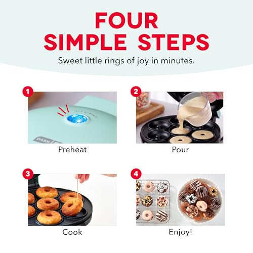 DASH Mini Donut Maker Machine for Kid-Friendly Breakfast