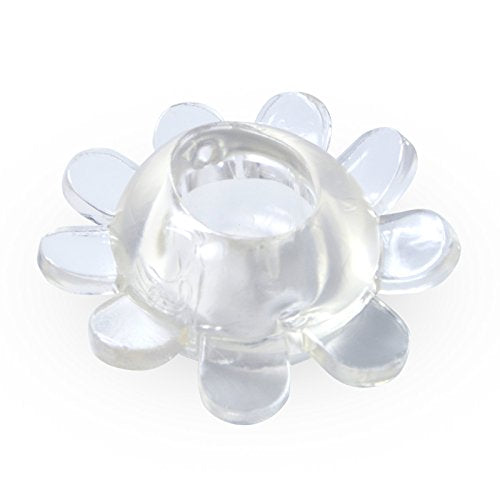 LeLuv Disposable Cock Rings Random Colors and Textures Soft Stretchy Variety Pack Penis Ring