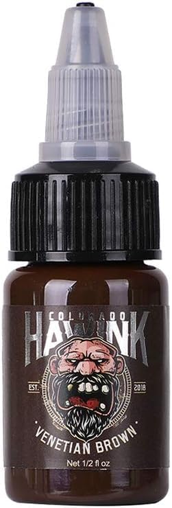 Hawink Tattoo Ink Set Professional Pigment Kit 14 Colors 0.5 Fl Oz