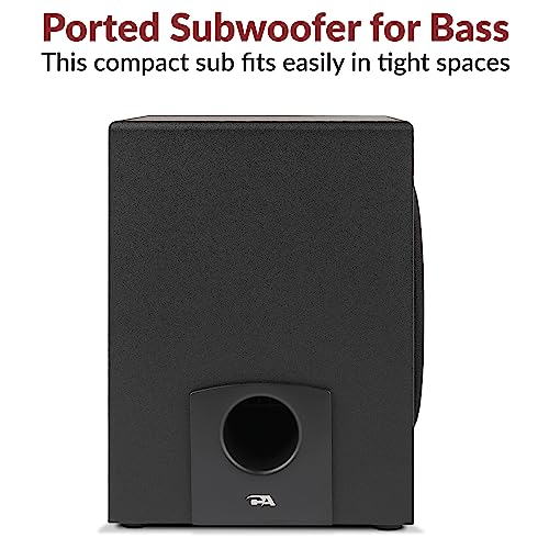 Cyber Acoustics 2.1 Subwoofer Speaker System with 18W of Power – Great for Music, Movies, Gaming, and Multimedia Computer Laptops (CA-3090) Green