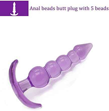 YiFeng 6PCS Anal Trainer Kit Butt Plugs Beginner Set Silicone Prostate Massager (Purple)