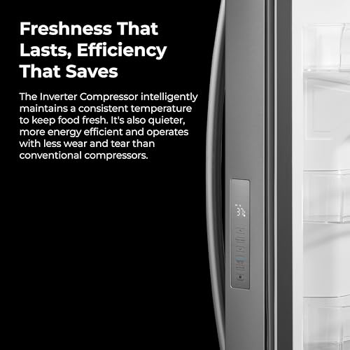 Kenmore 36" French Door Refrigerator with Freezer - Accela Chill, Adjustable Shelving, Dual Evaporator, ENERGY STAR Certified, 28.6 cu. ft. Capacity - Fingerprint Resistant Stainless Steel