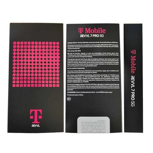 T-Mobile Revvl 7 Pro 5G Unlocked Smartphone, 256GB, Azurite Blue