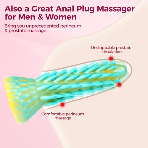 Dragon Dildo Sex Toys, 7.7'' Monster Dildo with Suction Cup, Fantasy Huge Dildos, Silicone Butt Plug Anal Dildos for Women and Men, Prostate Massager Sex Toy for Adult
