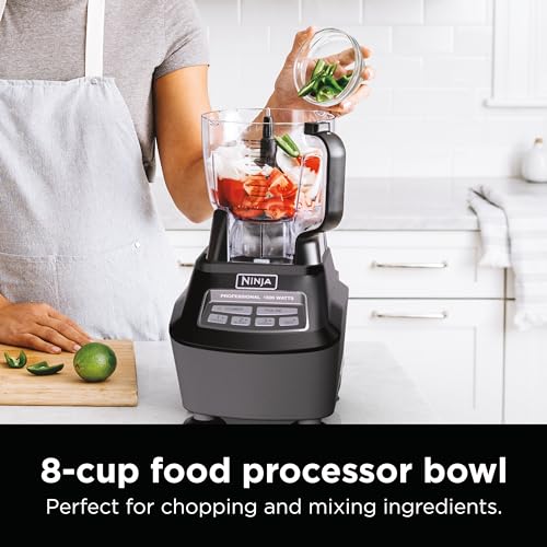 Ninja Blender, Food Processor - Blender for-Smoothies - Includes Pitcher, Smoothie Cup