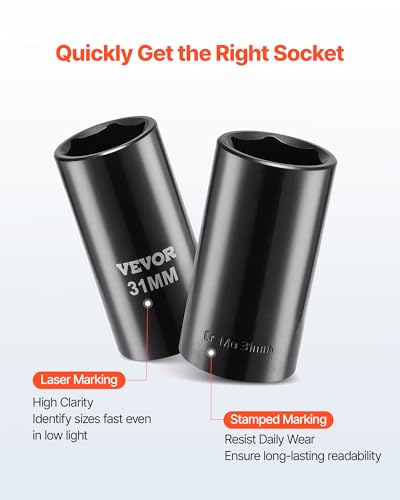 VEVOR Impact Socket Set