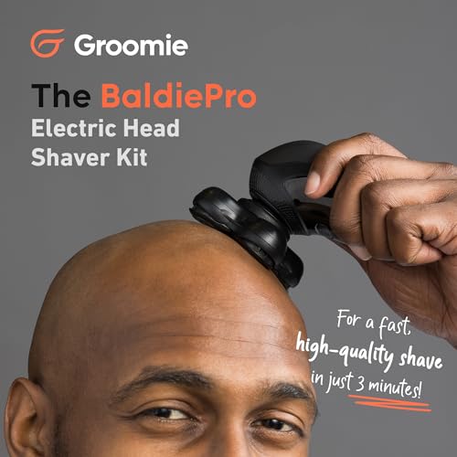 BaldiePro Blade Refill - Electric Shaver Replacement Head for BaldiePro Head Shaver - Electric Razor Replacement Blades for Bald Head and Face - Waterproof for Wet and Dry Shave