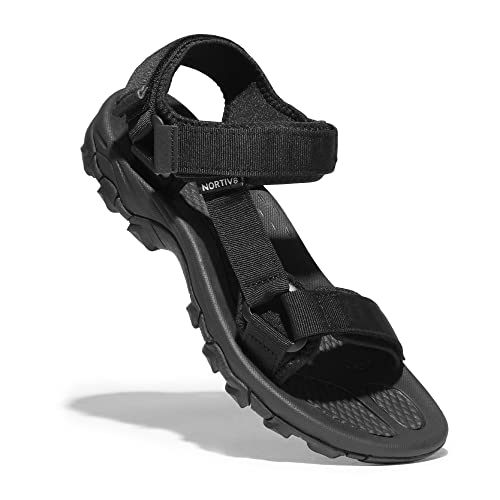 NORTIV 8 Men's Sandals Hiking Sports Lightweight Summer Water Arch Support River Open Toe Athletic Trail Outdoor Walking Sandals Longdo