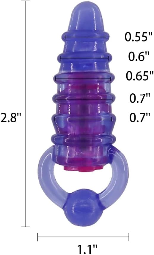 Vibrating Anal Plug with Pull Ring, Mini Butt Plug Anal Vibrator Erotic Sex Toy Butt Plug Prostate Massage Masturbation Adult Anal Sex Toys for BDSM Beginner for Men Woman Gay Perfect Couples Gift