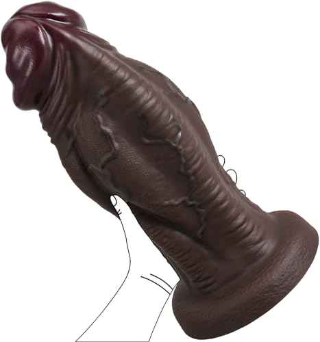 13 Inch Girth Huge Thick Dildo Sex Toys - 12 inch Long Dual-Layer Silicone Big Dildos Lifelike Giant Dildo for G Spot and Anal Hands Free Play, Big Adult Penis Sex Toys for Women Men Advanced Player