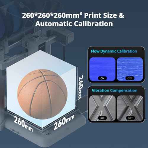 Anycubic Kobra X Multicolor 3D Printer, Easy Setup with Native 4-Color Printing Up 19 Color, 600mm/s Fast 3D Printing, AI Camera, Quiet 45dB, FDM Perfect for Kids Beginners Family Makers Professional