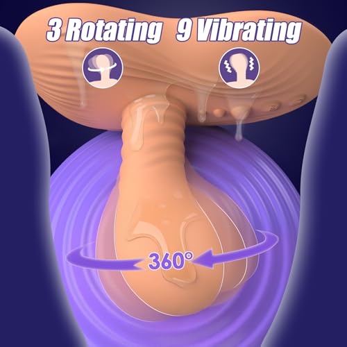 Prostate Massager Anal Dildo Anal Toys, BEISAR Grinder Butt Plug Male Sex Toys for Men Women Sex Toy Adult Toys 9 Vibrating 3 Thrust, Anal Plug G Spot Ride Strapless Strap-On Dildo New