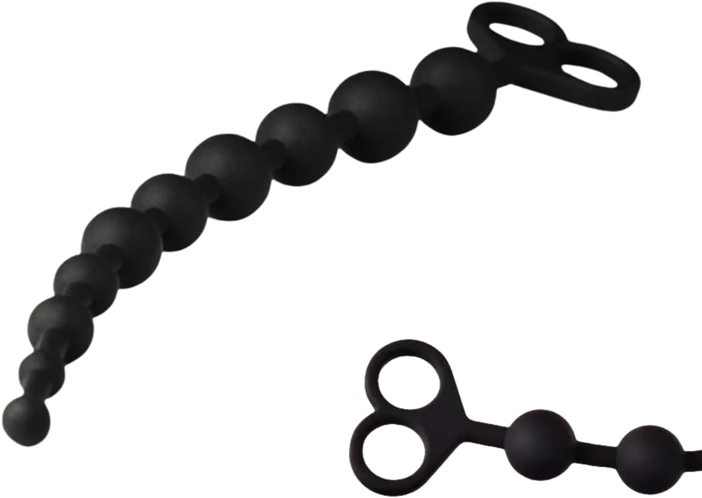 Anal Beads Anal Toys Anal Sex Toy,Silicone Anal Bead with 10 Balls Gradual Size Increase & Safe Pull Ring,Adult Anal Toy for Men Women Couples