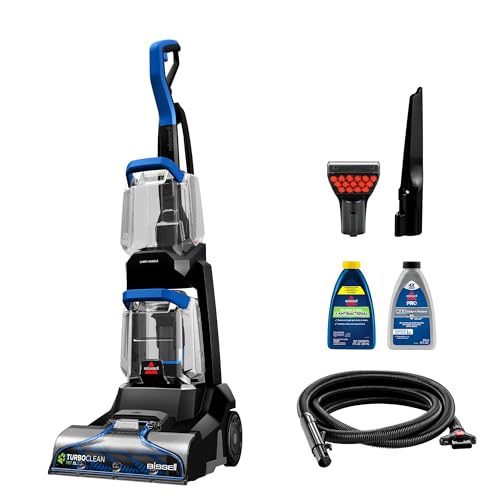 BISSELL TurboClean Pet XL Upright Carpet Cleaner, Upholstery Tough Stain Tool & Formula included