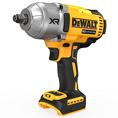 DEWALT 20V MAX XR Brushless High Torque 1/2" Impact Wrench with Detent Anvil
