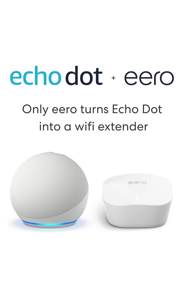 Amazon Echo Dot (newest model) - Vibrant sounding speaker, Designed for Alexa+, Great for bedrooms, dining rooms and offices, Glacier White