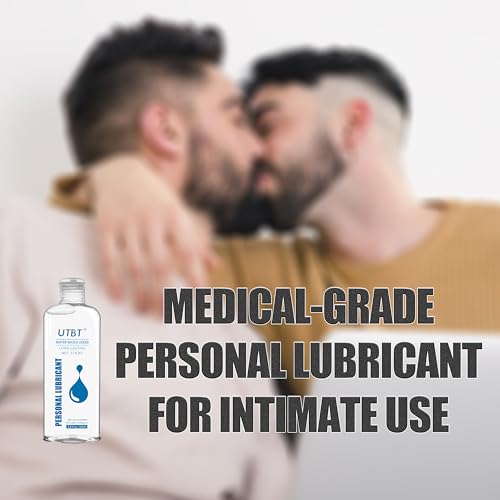 UTBT Water Based Lube Personal Lubricants,Sex Lube Toy Friendly Natural Feeling Lube for Women Men and Couples Non-Staining 6.8 Fl Oz
